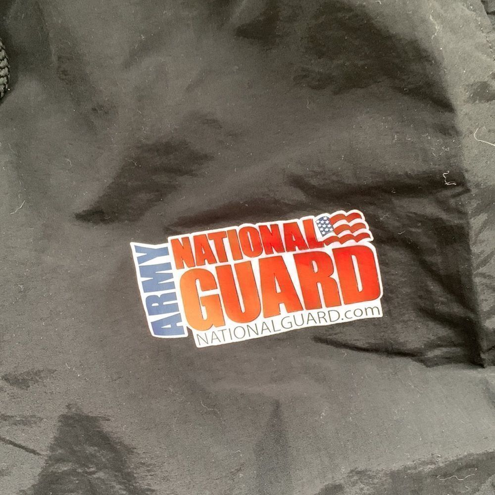 Army National Guard IFB Solutions Black Nylon Track Pants Mens‎ Medium Long - Picture 2 of 4